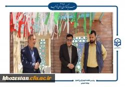 نشست خبری دانشگاه فرهنگیان خوزستان با حضور ریاست دانشگاه و سرپرست پردیس حضرت فاطمه الزهرا(س) اهواز