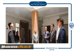 نشست خبری دانشگاه فرهنگیان خوزستان با حضور ریاست دانشگاه و سرپرست پردیس حضرت فاطمه الزهرا(س) اهواز