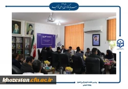 نشست خبری دانشگاه فرهنگیان خوزستان با حضور ریاست دانشگاه و سرپرست پردیس حضرت فاطمه الزهرا(س) اهواز