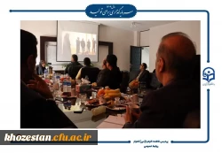 نشست خبری دانشگاه فرهنگیان خوزستان با حضور ریاست دانشگاه و سرپرست پردیس حضرت فاطمه الزهرا(س) اهواز