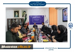 نشست خبری دانشگاه فرهنگیان خوزستان با حضور ریاست دانشگاه و سرپرست پردیس حضرت فاطمه الزهرا(س) اهواز