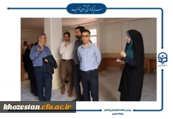 بازدید مدیر کل طرح، برنامه و بودجه دانشگاه فرهنگیان کشور از پردیس حضرت فاطمه الزهرا(س) اهواز