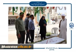 بازدید مدیر کل طرح، برنامه و بودجه دانشگاه فرهنگیان کشور از پردیس حضرت فاطمه الزهرا(س) اهواز
