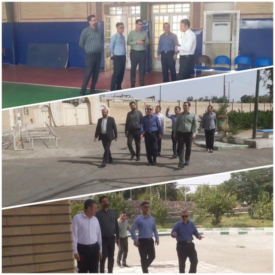 بررسی میدانی زیرساخت های آموزشی و رفاهی فرهنگیان استان خوزستان با حضور مدیرکل بودجه دانشگاه فرهنگیان کشور
 5