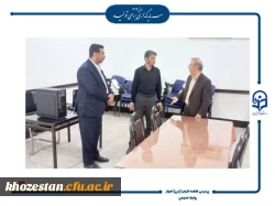 بازدید رییس دانشگاه فرهنگیان خوزستان از روند آماده سازی برای مصاحبه های چند برابر ظرفیت در پردیس حضرت فاطمه الزهرا (س) اهواز