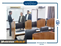 بازدید رییس دانشگاه فرهنگیان خوزستان از روند آماده سازی برای مصاحبه های چند برابر ظرفیت در پردیس حضرت فاطمه الزهرا (س) اهواز