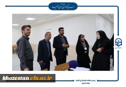 بازدید رئیس دانشگاه فرهنگیان از نخستین روز مصاحبه های جذب دانشجومعلم در پردیس حضرت فاطمه الزهرا(س) اهواز