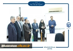 بازدید رئیس مرکز سنجش و پایش کیفیت آموزشی وزارت آموزش و پرورش و مدیرکل آموزش و پرورش خوزستان از فرآیند مصاحبه داوطلبان آزمون سراسری دانشگاه فرهنگیان- پردیس حضرت فاطمه الزهرا (س) اهواز
