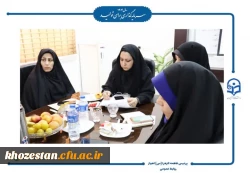 جلسه مدیران پردیس ها و مراکز دانشگاه فرهنگیان خوزستان با محوریت سوگواره اربعین حسینی