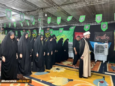 حضور کارکنان و دانشجومعلمان پردیس حضرت فاطمه الزهرا(س) اهواز در موکب دانشگاه فرهنگیان در مرز چذابه 