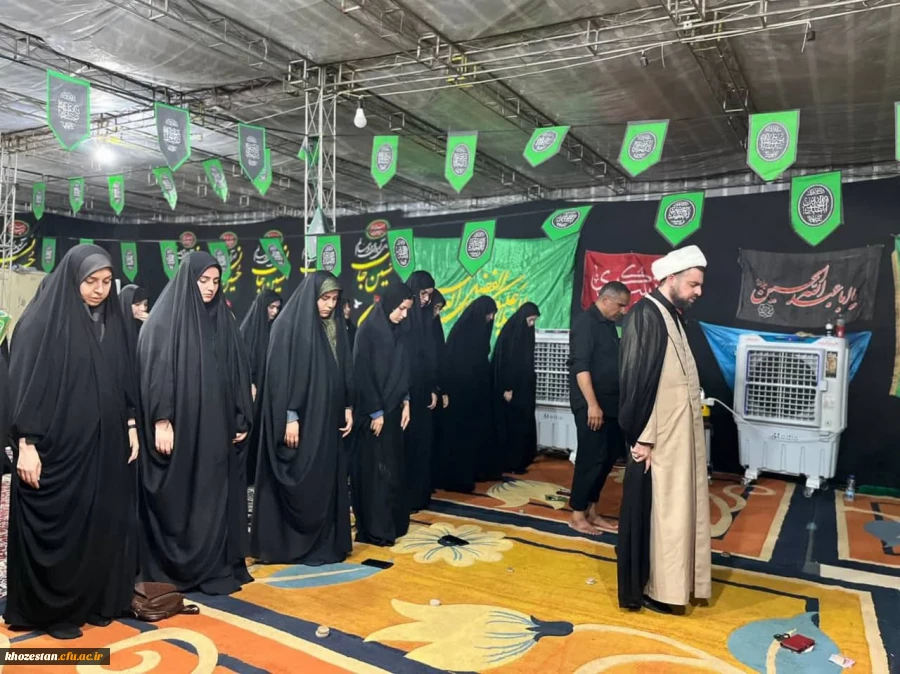 حضور کارکنان و دانشجومعلمان پردیس حضرت فاطمه الزهرا(س) اهواز در موکب دانشگاه فرهنگیان در مرز چذابه 