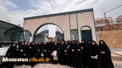 حضور کارکنان و دانشجومعلمان پردیس حضرت فاطمه الزهرا(س) اهواز در موکب دانشگاه فرهنگیان در مرز چذابه 