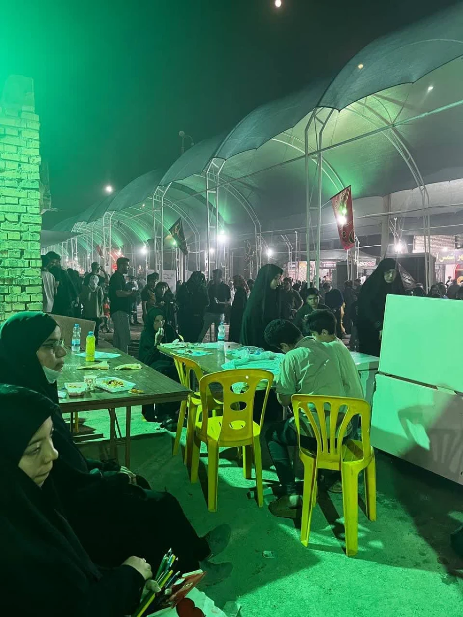 حضور کارکنان و دانشجومعلمان پردیس حضرت فاطمه الزهرا(س) اهواز در موکب دانشگاه فرهنگیان در مرز چذابه 