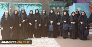 شرکت دانشجو معلمان پردیس حضرت فاطمه الزهرا(س) اهواز در آئین عبادی و سیاسی نماز جمعه