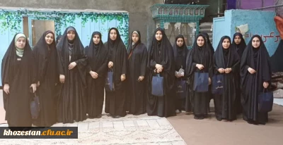 شرکت دانشجو معلمان پردیس حضرت فاطمه الزهرا(س) اهواز در آئین عبادی و سیاسی نماز جمعه