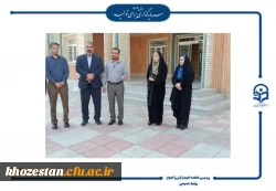 بازدید نماینده مردم اهواز، باوی، حمیدیه و کارون در مجلس شورای اسلامی و مدیرکل نوسازی مدارس استان خوزستان از ساختمان در آستانه افتتاح دانشگاه فرهنگیان – پردیس حضرت فاطمه الزهرا(س) اهواز  