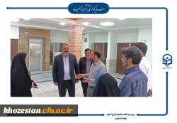 بازدید نماینده مردم اهواز، باوی، حمیدیه و کارون در مجلس شورای اسلامی و مدیرکل نوسازی مدارس استان خوزستان از ساختمان در آستانه افتتاح دانشگاه فرهنگیان – پردیس حضرت فاطمه الزهرا(س) اهواز  