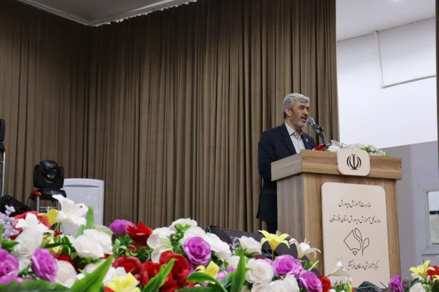 آیین تکریم و معارفه ریاست دانشگاه فرهنگیان خوزستان؛ تأکید بر تربیت معلم در تراز انقلاب و الگوی توسعه تعلیم و تربیت 13