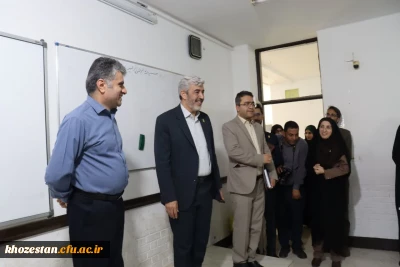 بازدید رئیس دانشگاه فرهنگیان از پردیس حضرت فاطمه الزهرا(س) اهواز و نشست با مسئولان پردیس و شورای صنفی