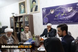 بازدید رئیس دانشگاه فرهنگیان از پردیس حضرت فاطمه الزهرا(س) اهواز و نشست با مسئولان پردیس و شورای صنفی