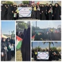 حضور پرشور دانشجو معلمان، کارمندان و اساتید دانشگاه فرهنگیان پردیس حضرت فاطمه زهرا سلام الله علیها در راهپیمایی یوم الله ۱۳ آبان