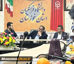 نشست «معلم تراز» با حضور سید محسن موسوی زاده در مرکز مدیریت دانشگاه فرهنگیان خوزستان برگزار شد 4