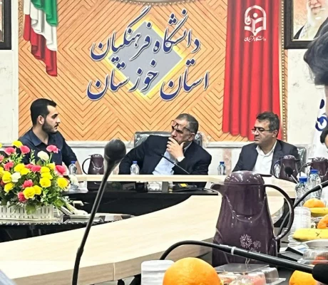 نشست «معلم تراز» با حضور سید محسن موسوی زاده در مرکز مدیریت دانشگاه فرهنگیان خوزستان برگزار شد 4