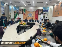 نشست «معلم تراز» با حضور سید محسن موسوی زاده در مرکز مدیریت دانشگاه فرهنگیان خوزستان برگزار شد 5