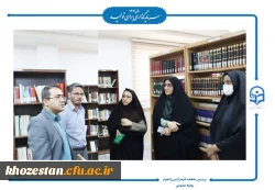 بازدید رئیس دانشگاه فرهنگیان از پردیس حضرت فاطمه الزهرا(س) به مناسبت هفته کتاب