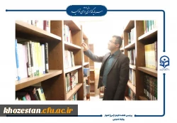 بازدید رئیس دانشگاه فرهنگیان از پردیس حضرت فاطمه الزهرا(س) به مناسبت هفته کتاب