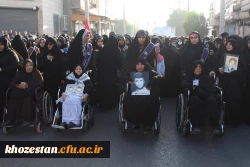 مراسم تشییع پیکر مطهر شهدای گمنام در اهواز