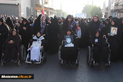 مراسم تشییع پیکر مطهر شهدای گمنام در اهواز