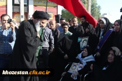 مراسم تشییع پیکر مطهر شهدای گمنام در اهواز