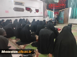 برگزاری مراسم سوگواری شهادت حضرت فاطمه زهرا (س) در پردیس فاطمه زهرا(س) اهواز