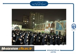 برگزاری مراسم اولین سالگرد تدفین شهید گمنام در پردیس حضرت فاطمه الزهرا(س) اهواز