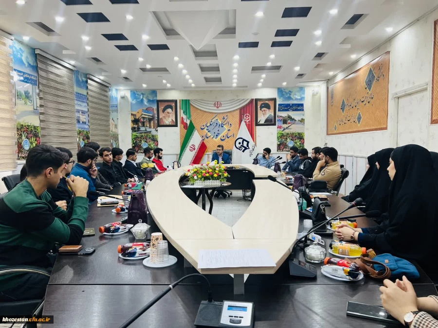 همفکری فعالین رسانه ایی با سرپرست دانشگاه فرهنگیان خوزستان  2