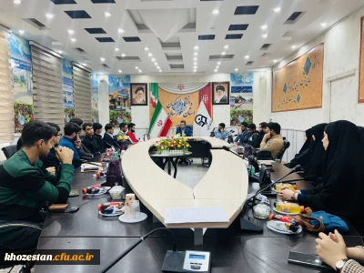 همفکری فعالین رسانه ای با سرپرست دانشگاه فرهنگیان خوزستان 