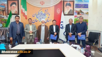 معارفه سرپرستان جدید معاونت های دانشگاه فرهنگیان خوزستان برگزار شد