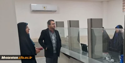 بازدید ریاست دانشگاه فرهنگیان خوزستان از پردیس حضرت فاطمه الزهرا(س) اهواز