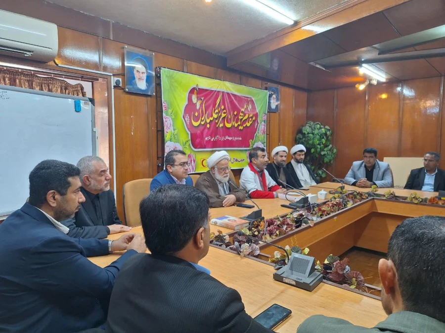 حضور فعال مدیریت دانشگاه فرهنگیان خوزستان و جمعی از اساتید در جمعیت هلال احمر و پیوستن به پویش ملی «جبهه مردمی ایران ما» 6