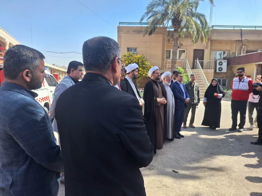 حضور فعال مدیریت دانشگاه فرهنگیان خوزستان و جمعی از اساتید در جمعیت هلال احمر و پیوستن به پویش ملی «جبهه مردمی ایران ما» 13