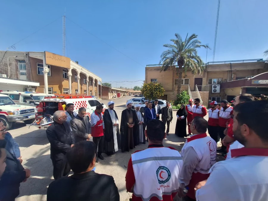 حضور فعال مدیریت دانشگاه فرهنگیان خوزستان و جمعی از اساتید در جمعیت هلال احمر و پیوستن به پویش ملی «جبهه مردمی ایران ما» 14