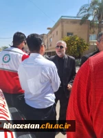 حضور فعال مدیریت دانشگاه فرهنگیان خوزستان و جمعی از اساتید در جمعیت هلال احمر و پیوستن به پویش ملی «جبهه مردمی ایران ما» 17