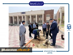  آیین کاشت نهال در دانشگاه فرهنگیان حضرت فاطمه الزهرا(س) اهواز
