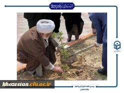  آیین کاشت نهال در دانشگاه فرهنگیان حضرت فاطمه الزهرا(س) اهواز