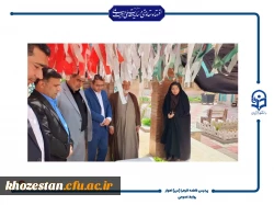  بازدید مسئولان دانشگاه فرهنگیان خوزستان از پردیس حضرت فاطمه الزهرا(س) اهواز