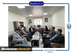  بازدید مسئولان دانشگاه فرهنگیان خوزستان از پردیس حضرت فاطمه الزهرا(س) اهواز