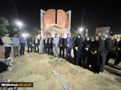 برگزاری مراسم بزرگداشت روز معلم در دانشگاه فرهنگیان خوزستان