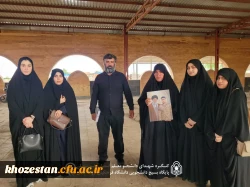 حضور در گلزار شهدای شهر شادگان و تجدید میثاق با آرمان های شهدای جنگ رمضان