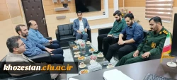 دیدار ریاست بسیج فرهنگیان خوزستان با سرپرست دانشگاه فرهنگیان استان خوزستان